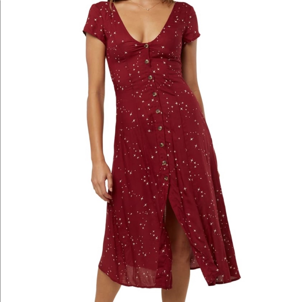 ⭐️⭐️ 2/$10 ⭐️⭐️ O’Neill Rina Woven Midi Dress